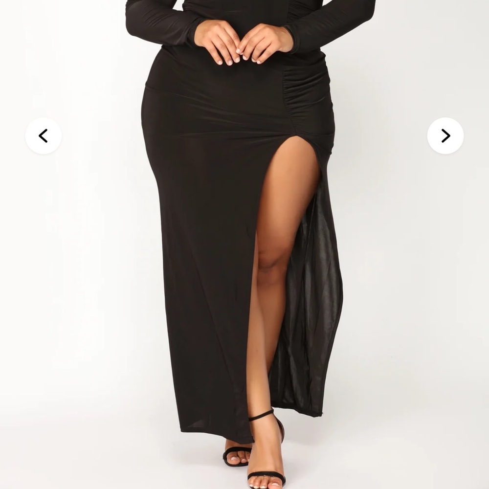 Fashion Nova Black Maxi Dress